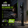 Borne de recharge électrique BESEN 22 kW