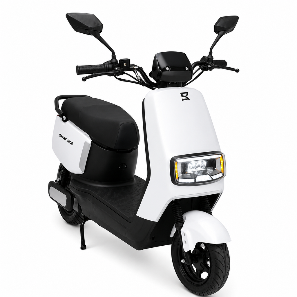 SparkRide Moped R - Scooter Électrique 100% | 60V 1500W 70km
