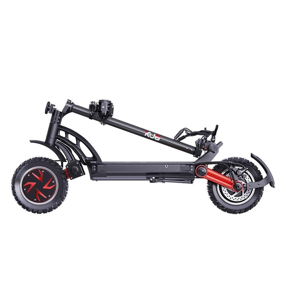 KUG trottinette électrique - pliée vue de côté